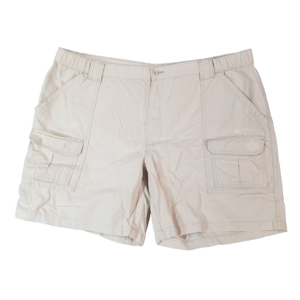 Savane‎ cargo hiking shorts Men's 44 x 7.5 beige off-white comfort waist outdoor